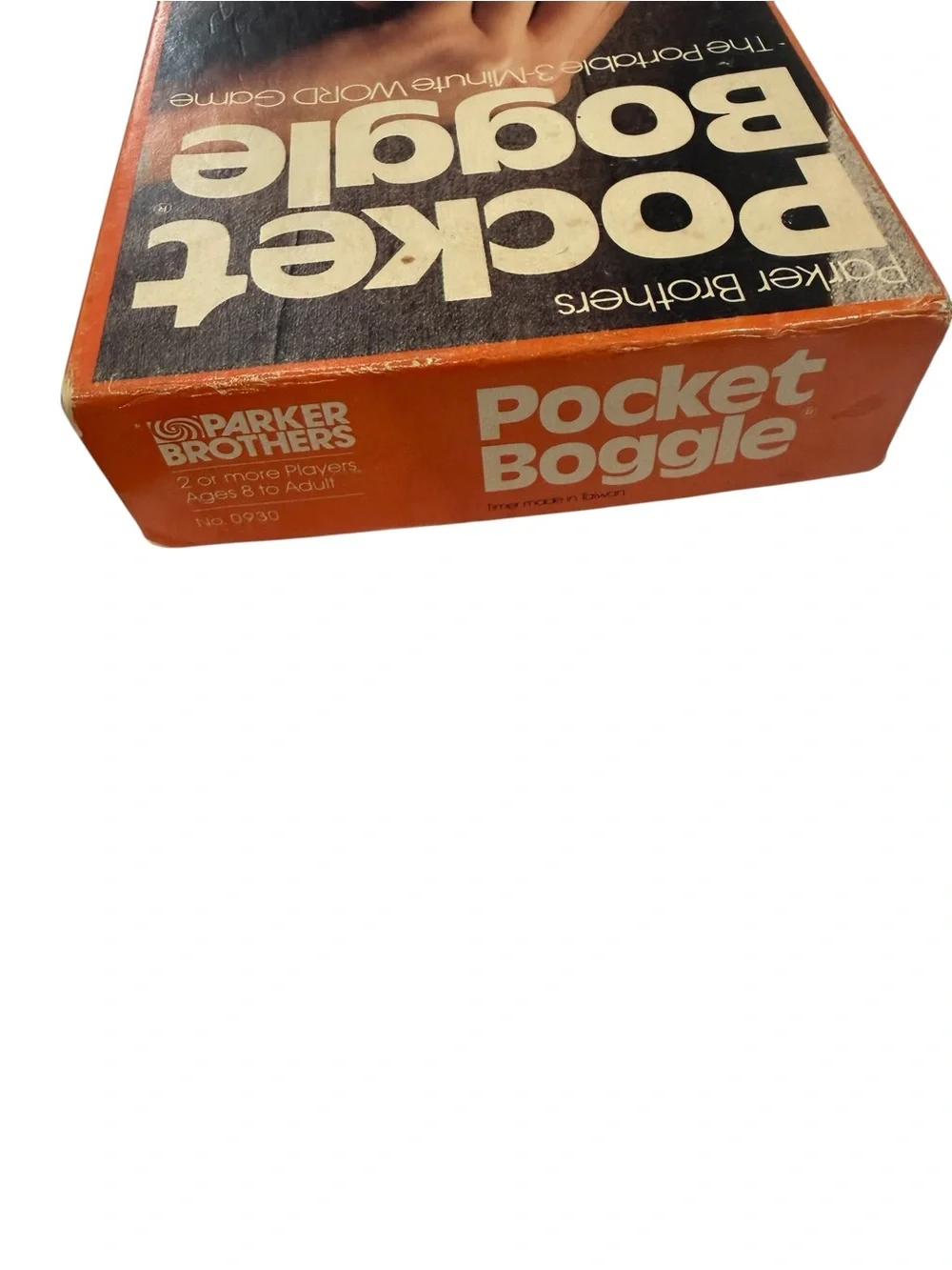 Parker Brothers Pocket  Boggle Portable 3 minute Word Game  with Instructions